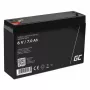 Uzlādējams hermētisks svina-skābes akumulators zaļa Cell AGM12 6 V 7000 mAh melns
