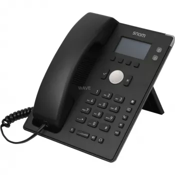 snom D120 - VoIP telefons - trīsvirzienu zvani - SIP - 2 kabeļi - Melns (4361)