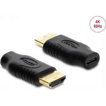 DELOCK USB Type-C–HDMI adapteris (DP Alt Mode) 4K 60 Hz ar HDR un HDCP