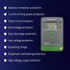 MPPT saules uzlādes kontrolieris QOLTEC 10A 12V/24V sistēmām ar LCD displeju