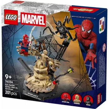 LEGO MARVEL 76334 Episkā cīņa: Zirnekļcilvēks pret Smilšuvīru