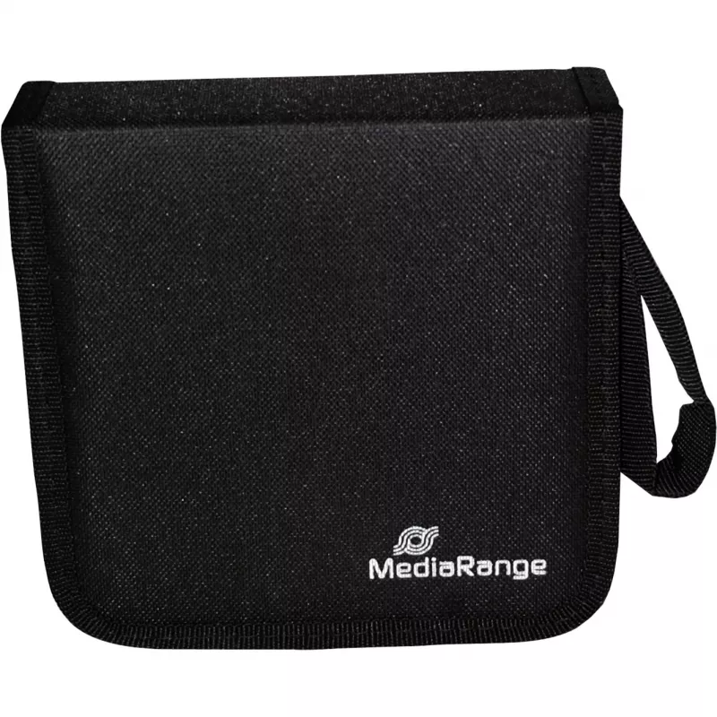 Multifunkciju maciņš MediaRange BOX50 24 diskiem, melns