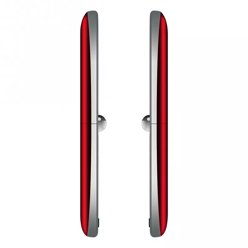Salokāmais tālrunis Beafon Fold 10 Silver Line sarkani sudrabains Dual SIM