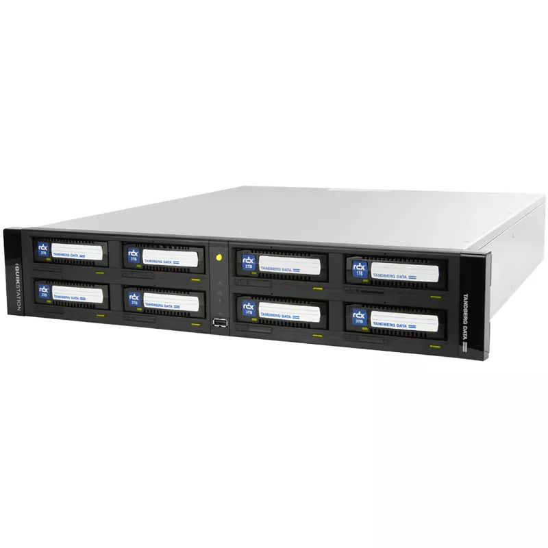 Tandberg RDX QuikStation 8 RM 8-bay 2x 10Gb Ethernet 2U jauna