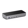 Satechi Triple 4K Display Wired Dock Melns Silver 4K Ultra HD 60 Hz