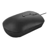 Vadu optiskā pele Lenovo GY51D20875 USB Type-C, piemērota abām rokām, 2400 DPI, 4 pogas, melna