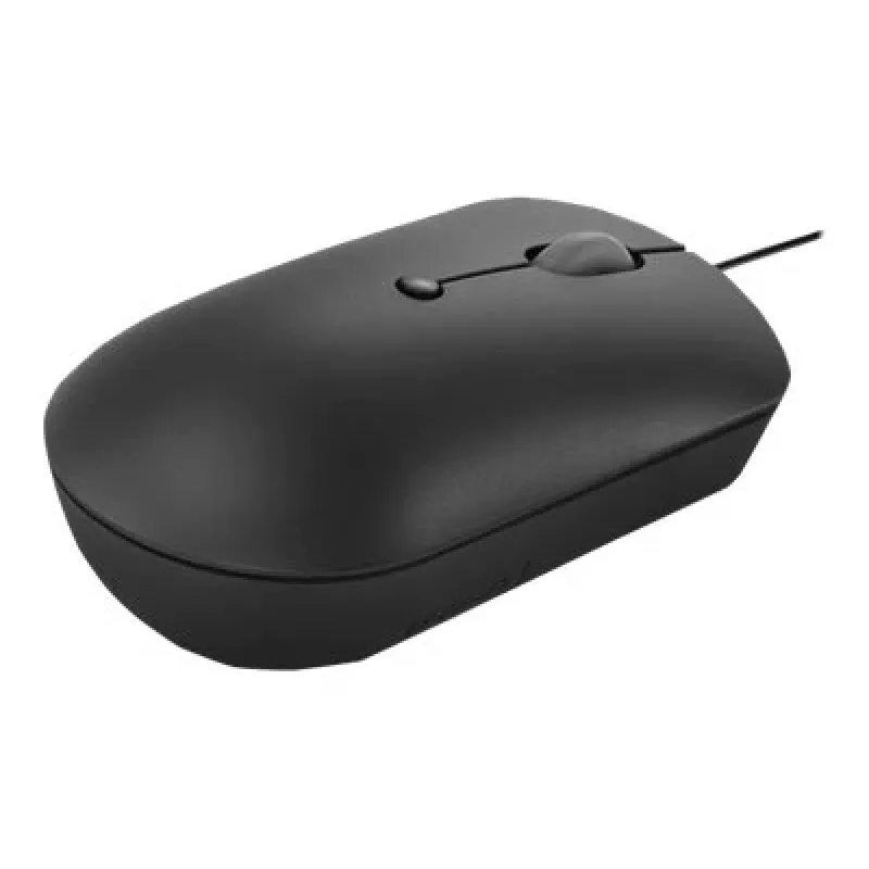 Vadu optiskā pele Lenovo GY51D20875 USB Type-C, piemērota abām rokām, 2400 DPI, 4 pogas, melna