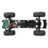 RC kāpurķēžu modelis Amewi Mini‑D90 4WD 1:16 RTR tālvadības bezceļa modelis, 4 riteņu piedziņa, 1:16 mērogā