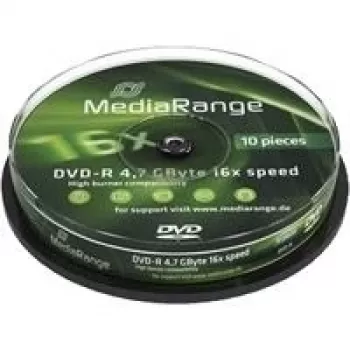 DVD-R MediaRange MR452 4.7 GB 10 gab.