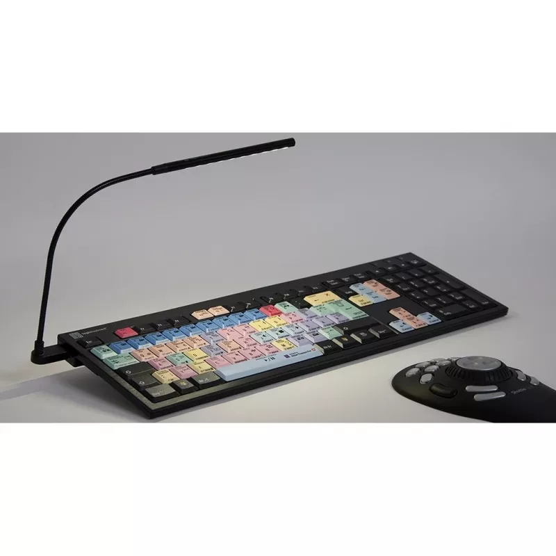 Tastatūra Logickeyboard Adobe Premiere Pro CC QWERTZ vācu daudzkrāsu