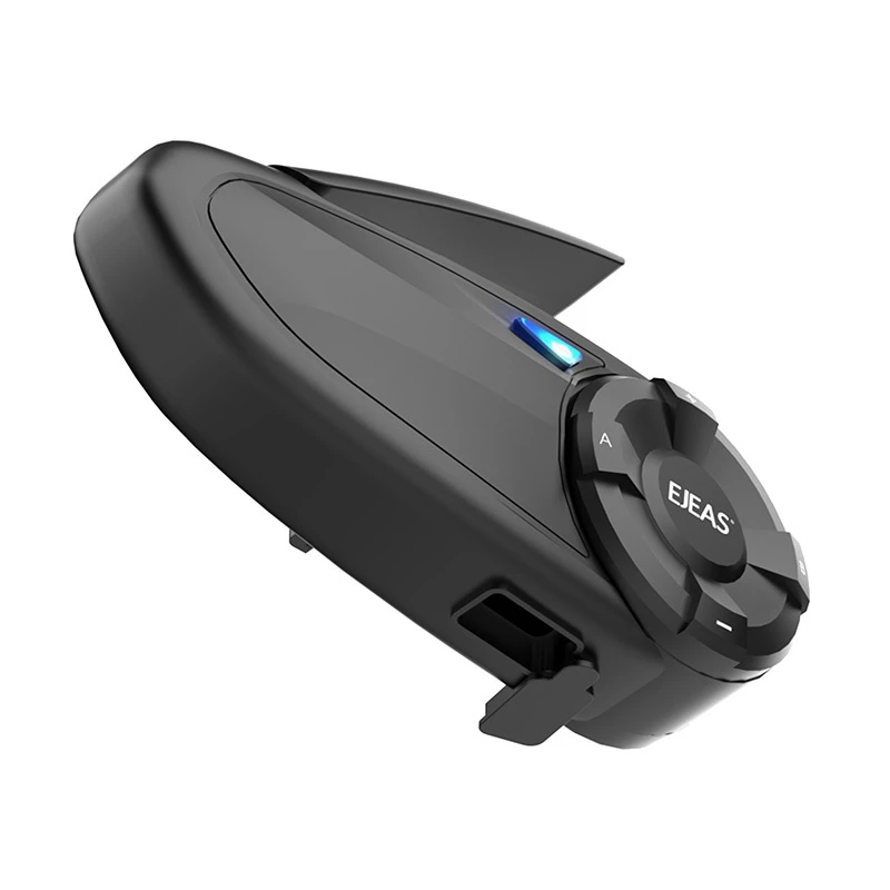 Motociklu sakaru ierīce EJEAS Q7 Bluetooth tāldarbības ķiveres austiņas ar brīvroku saziņu