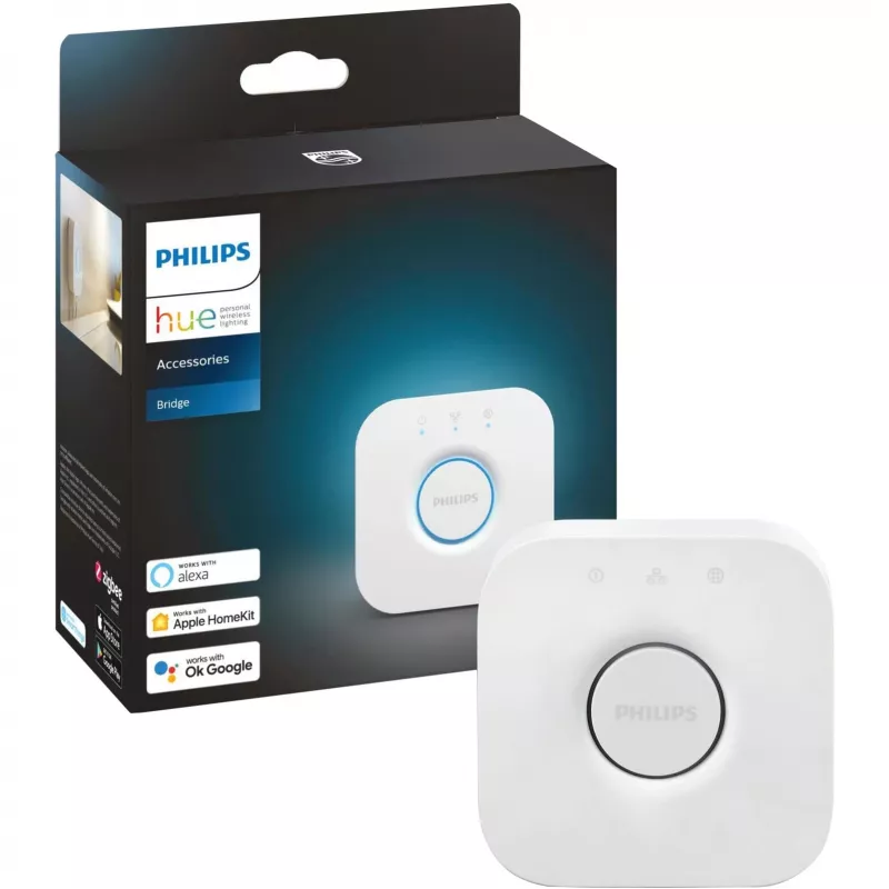 LED GU10 lamp twin pack with Hue Bridge – Philips Hue balta Ambiance, replaces 35W