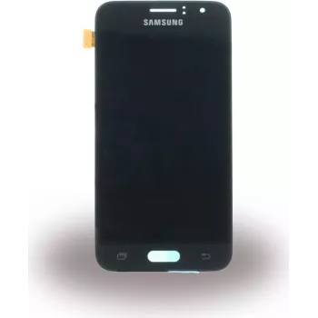 Displeja digitizētāja mezgls Samsung Galaxy J1 2016 GH97-18224C, melns, skārienekrāna nomaiņai