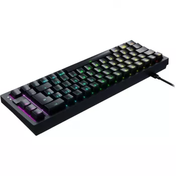 CHERRY K5V2 Kompakta spēļu tastatūra USB QWERTY angļu melna 67 taustiņu RGB LED