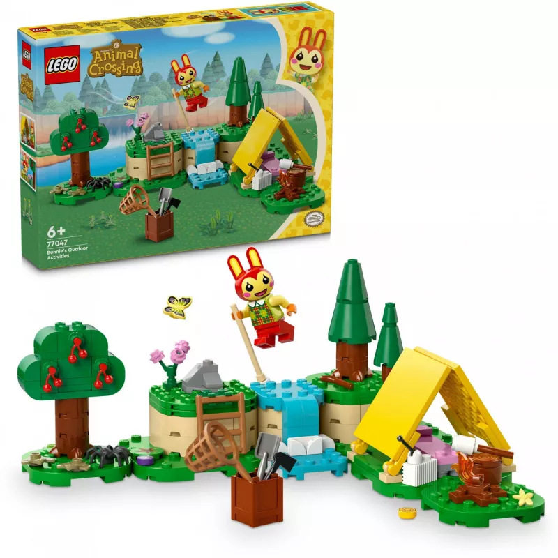 LEGO Animal Crossing konstrukciju rotaļlietu komplekts 77047 Mimmi jautrības brīvdabā