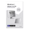 Qoltec Privātuma filtrs GDPR 14 collas 16:9 (12.20, 16:9), Aizsargplēve klēpjdatoram