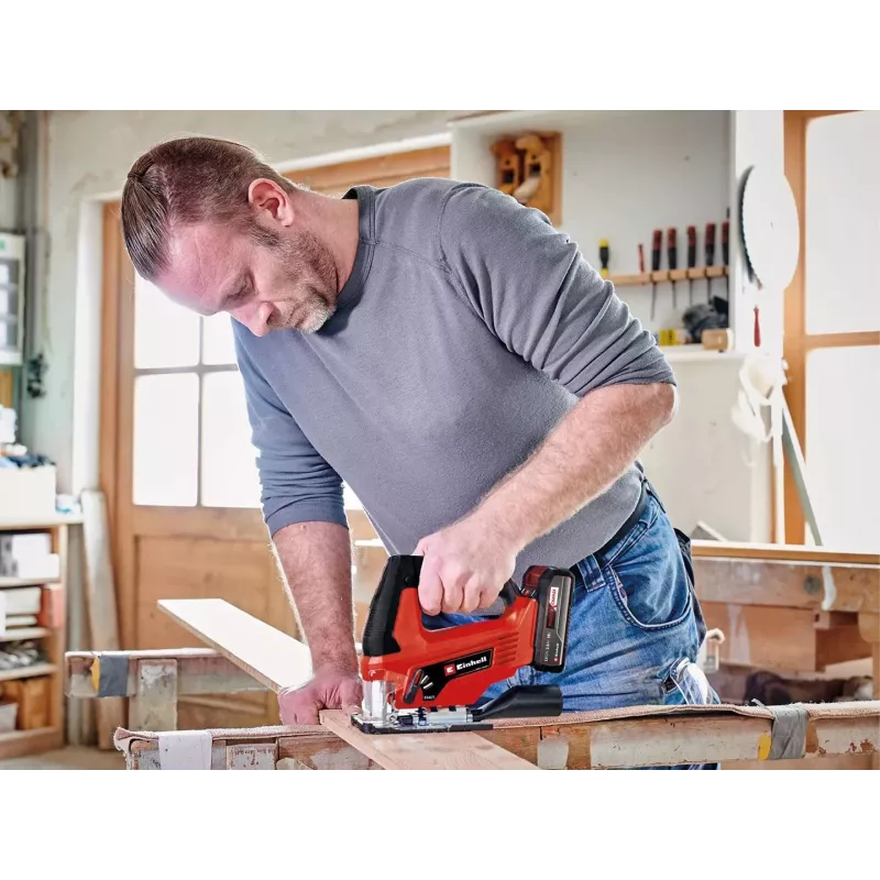 Einhell TC-JS 18/70 Li bezvadu finierzāģis 2700 spm 2.12 kg