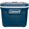 Coleman 50QT Xtreme Wheeled Cooler, zils, plastmasa, poliuretāns (PU), melns, 47 l, 113 kg