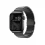 Watch Strap Nomad Nerūsējošais Tērauds Grafit Melns V2 paredzēts 42/44/45/49 mm