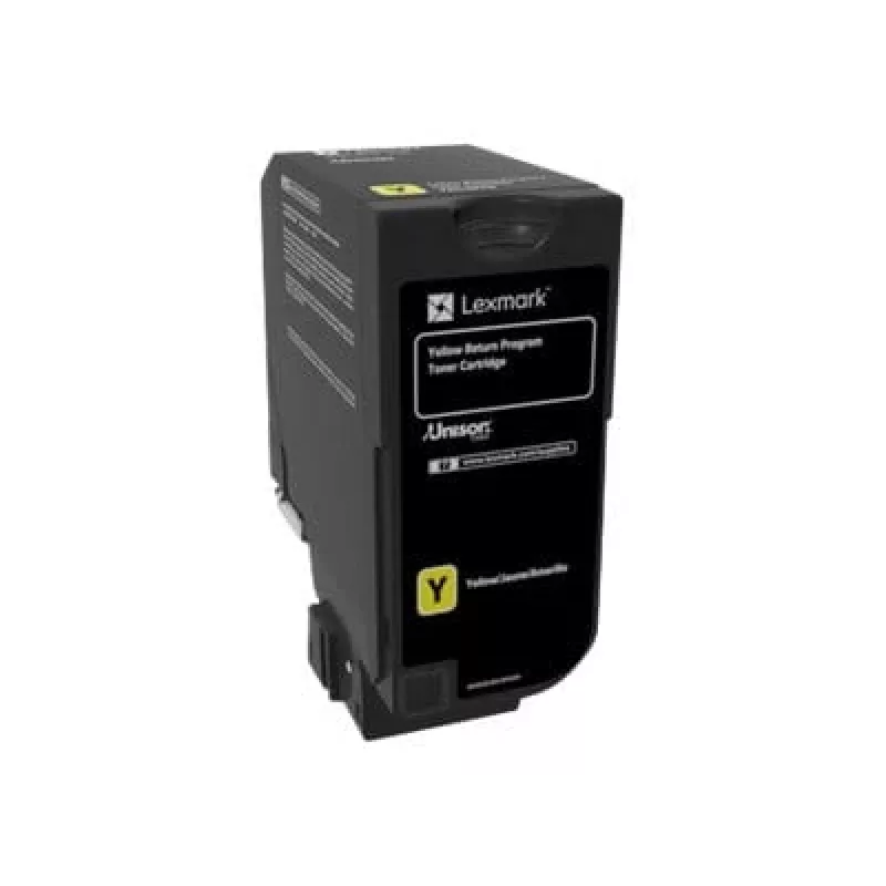 tonera kasete Lexmark 74C20Y0 1000 lapas dzeltena