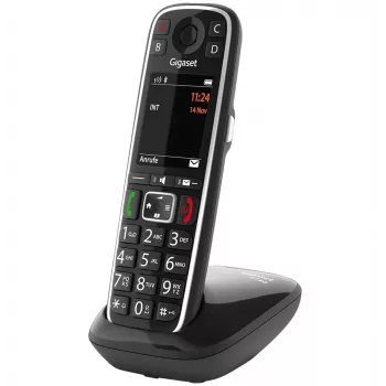 Gigaset E720 Analogais/DECT telefons ar zvanītāja ID Melns