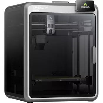 3D printeris Creality K2 Pro — drukas tilpums 300×300×400 mm, dubultā Z-ass