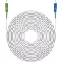 Goobay 59617 optiskās šķiedras kabelis 0,5 m SC/UPC SC/APC FTTH OS2 balts (59617)