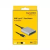 Karšu lasītājs DeLOCK 91751 USB 3.2 Gen 1 Type-C Sudraba