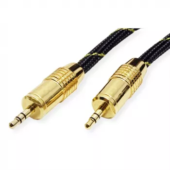 ROLINE GOLD 3,5 mm audio savienojuma kabelis, spraudnis / spraudnis, 10,0 m (11.09.4289)