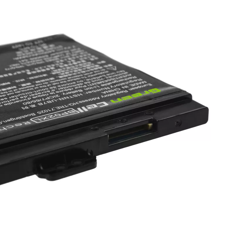 Baterija zaļa Cell HP150 — Litija polimēra 4500 mAh, paredzēta HP Pavilion 15-AU / 15-AW sērijai, melna