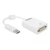Video kabeļa adapteris DeLOCK 61765 DisplayPort–DVI-I 0,125 m