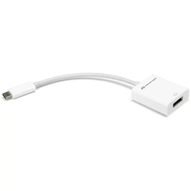 USB Adapter, USB-C spraudnis > DisplayPort ligzda (balts, 11 cm)
