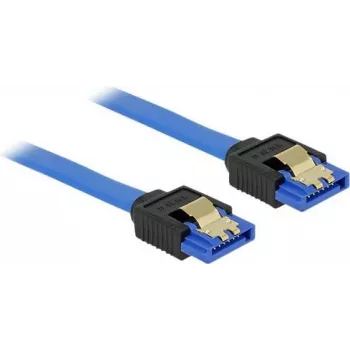 SATA kabelis DeLOCK 84980 0,7 m SATA 7 kontaktu, melns/zils
