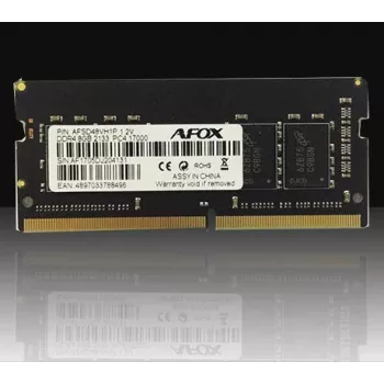 Klēpjdatora SODIMM DDR4 8GB 2400MHz AFOX AFSD48EK1P 260-pin SO‑DIMM 1.2V