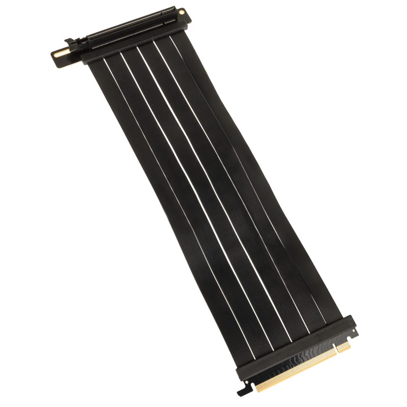 Kolink PCI Express 5.0 x16 uz x16 paaugstināšanas kabelis, 90 grādi, melns – 30 cm