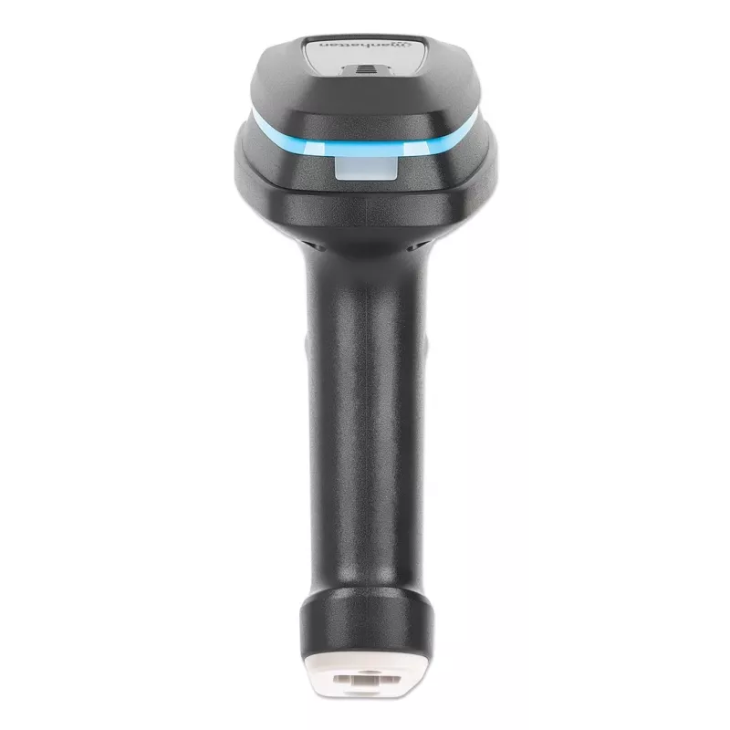 Manhattan 2D tāldarbības LED svītrkodu skeneris, USB, 450 mm skenēšanas dziļums, maks. apkārtējā gaisma 100 000 luksi (saules gaisma), atbalsta simboloģijas — 1D (21 versija) un 2D (10 versijas), skenera RJ45–USB 1,8 m kabelis (populārākais tips — USB-A), melns, 3 gadu garantija