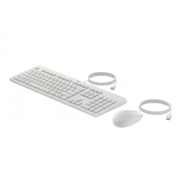 HP 225 G2 USB vadu peles un tastatūras komplekts, Copilot taustiņš - Kašmira baltais - IGAUŅU