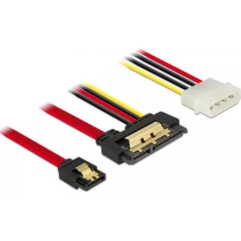 SATA kabelis DeLOCK 85230 0.3m SATA 7-pin + Molex 4-pin