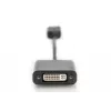 Assmann DisplayPort adaptera kabelis. DP - DVI (24+5) Tēviņš/Mātīte. 0,15 m ar bloķēšanu. Saderīgs ar DP 1.1. UL. Melns, bez ekranējuma. 32AWG (AK-340409-001-S)
