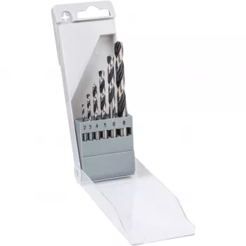 Bosch PointTeQ HSS metāla urbju komplekts, 6 daļas, 2-8 mm, 135°, DIN 338
