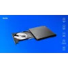 SAVIO AK-59 Ārējais plānais CD/DVD ierakstītājs R/RW - USB-C/USB-A, melns
