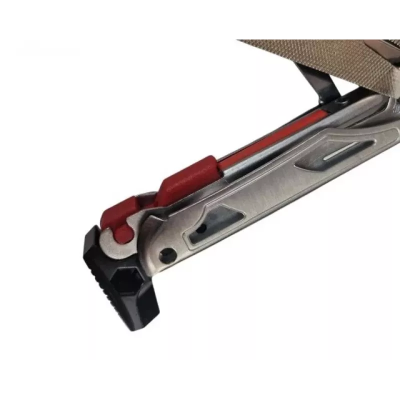 Multitool AZYMUT Giewon FS Fire Starter — daudzfunkciju rīks ar 19 instrumentiem, krama šķiltavu, svilpi un jostas maciņu (H2038A)
