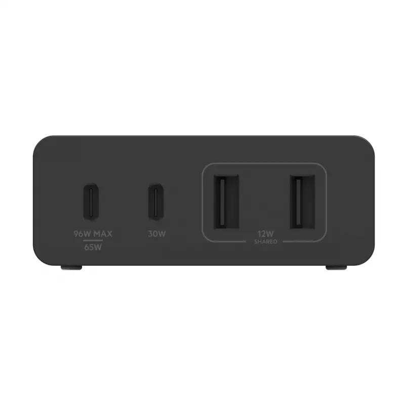 Lādētājs Belkin WCH010vfBK iekštelpu maiņstrāvas ātrā uzlāde 2 USB Type-C melns