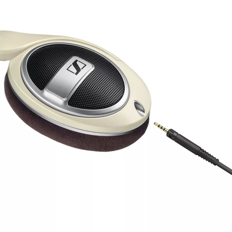 Austiņas Sennheiser HD 599 — vadu apļveida, 50 Ω, 12–38500 Hz, 1,2 m kabelis, ziloņkaula krāsa