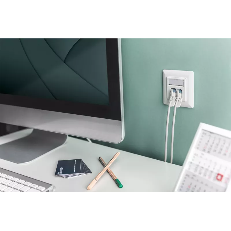 USB 2.0 Keystone modulis ar 16 cm kabeli Digitus DN-93402