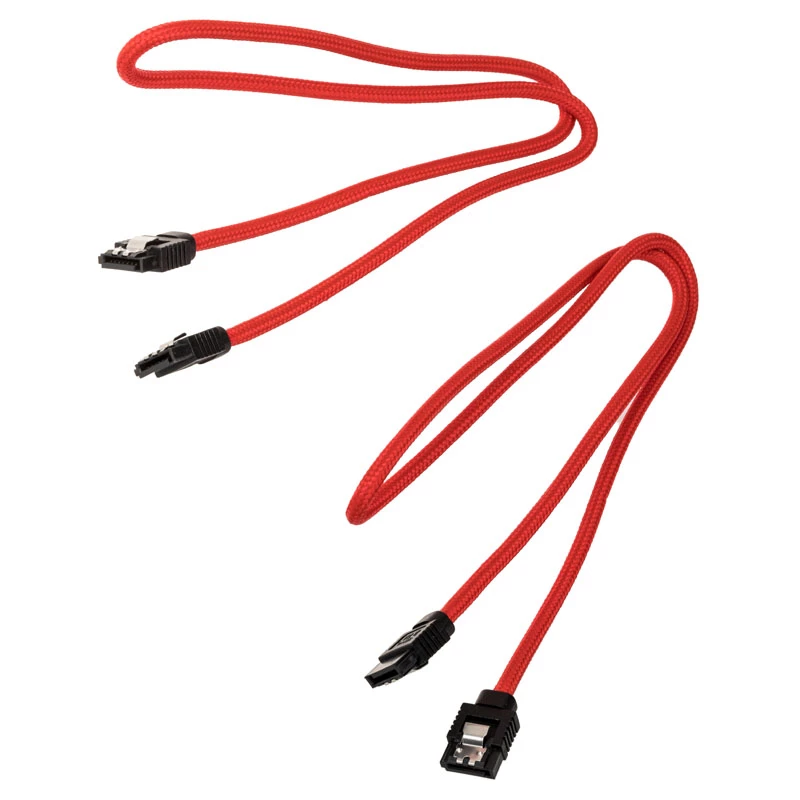 SATA kabelis Corsair CC-8900254 0.6 m melns sarkans