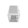 PC Case DeepCool CG580 4F V2 Midi Tower balta — ATX, rūdīts stikls, 3x120mm sānu ventilatori, 360mm sānu radiatora atbalsts