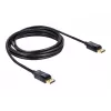 DisplayPort kabelis DeLOCK 82424 3m vīrietis-vīrietis zelta melns