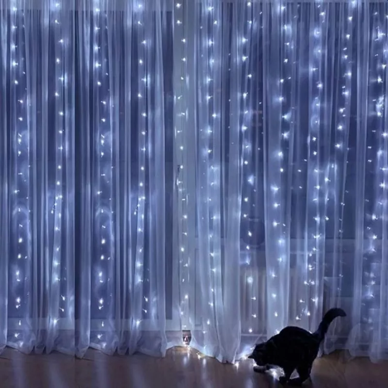 LED aizkars Extralink KURTYNA LED 3x3 ar tālvadības pulti (modelis EX.73172)