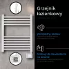 LED elektriskais vannas istabas radiators | AD 7823 | Radiators | 400 W | Balts | IP24